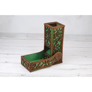 Talon & Claw Collapsible Wooden Filigreed Dice Tower