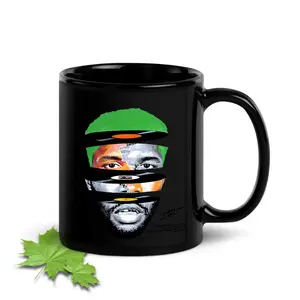 Bland man 11oz and 15oz Black White Ceramic Mug