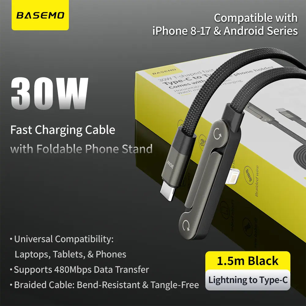 black (Lightning Charging port)