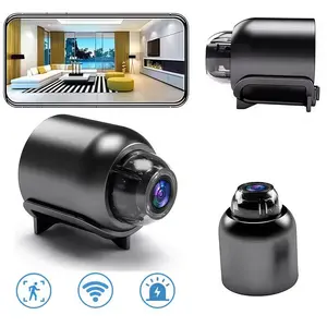 Mini Camera, WiFi Wireless Smart Home Network Camera,Wireless Indoor Hidden Spy Camera with Night Vision ,Mini Security Cam for Baby, Pet, and Home Monitoring, Works with Smartphones and Tablets,Indoor Security Monitoring Night Camera Video Doorbell full