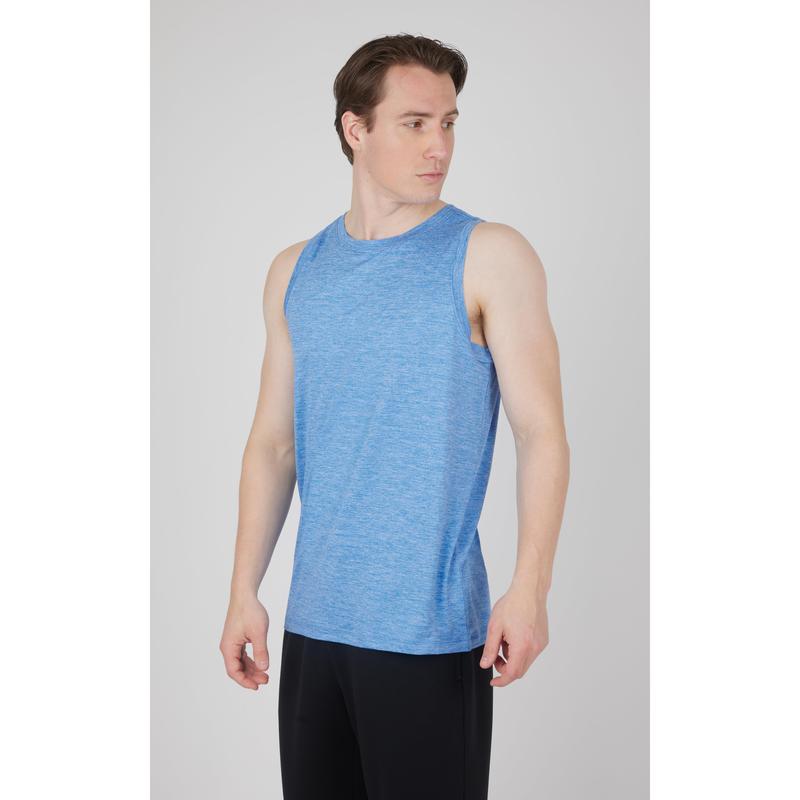 Mens Cationic Two Tone Heather Pace Muscle Tank