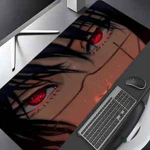 Cool Anime Mousepad, Large Gaming Mouse Pad, Desktop Drotection Pad, Washable Rubber Pad Non-slip Lock Edge Multi-size Mouse Pad Suitable for Home Office,good Gift for Family and Friends, Gaming Desk Accessory, Desk Accessories