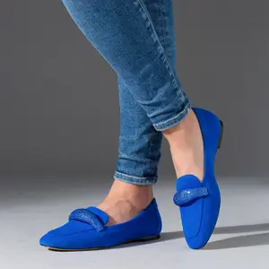 Cynthia Richard Women’s Elegant Plain Round Toe Loafers | Solid Color Tassel-Style Flats - Comfortable Business Casual Shoes for Daily Wear