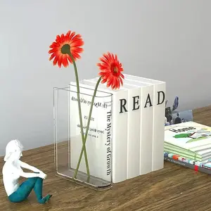 Modern Acrylic Book Flower Vase
