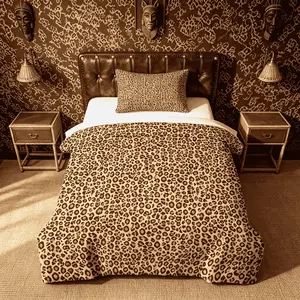 2/3 Pieces Leopard Print Comforter Set, No Pillow Insert, Vintage Wild Animal‑Style Soft & Warm Quilt, Suitable for Bedroom, Dormitory, Hotel & Home Decoration, Ideal for Gifting