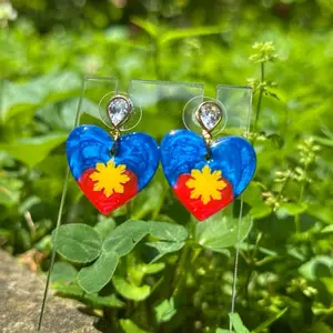 Filipino Handmade Earrings | Resin Epoxy | Lightweight