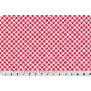 Fabric Shannon Candy Apple Gingham Cottage Rose Lane Quilting Cuddle by the Quarter Yard QC-CRGINGHAM-CANDYAPPLE