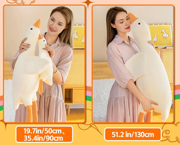 White Goose Stuffed Animal Gift