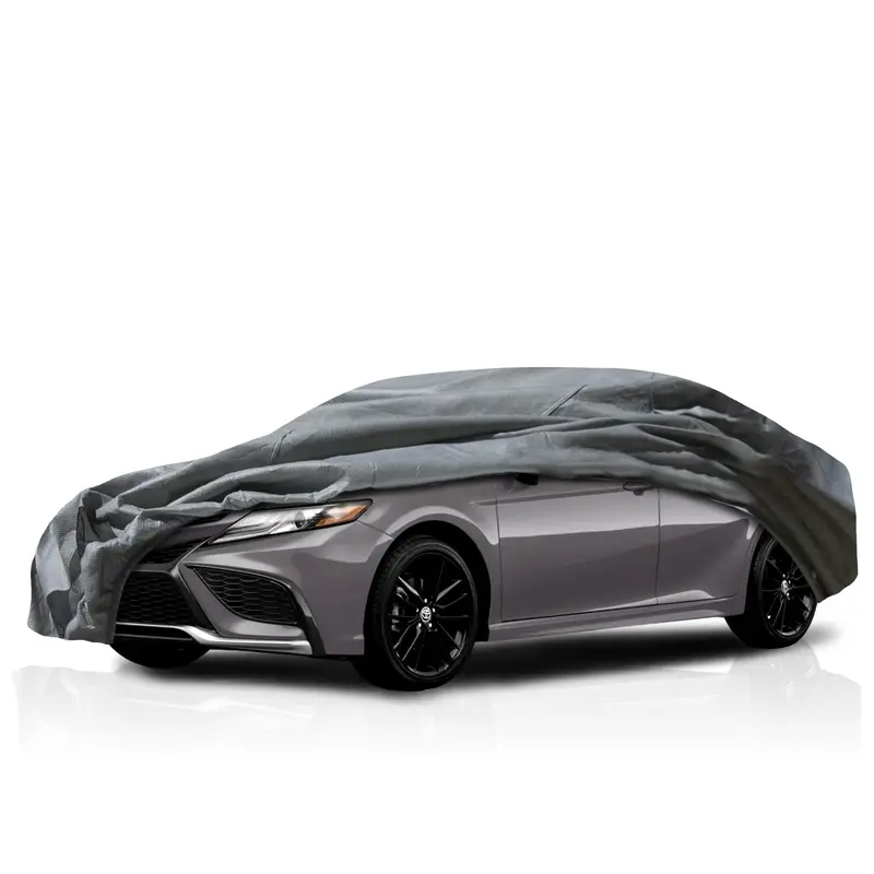 5 Layer Car Cover for Toyota Camry 2018-2025 Sedan 4-Door Semi Custom Fit Scratch Protection Windproof Snow-Proof Dust-Proof Full Coverage