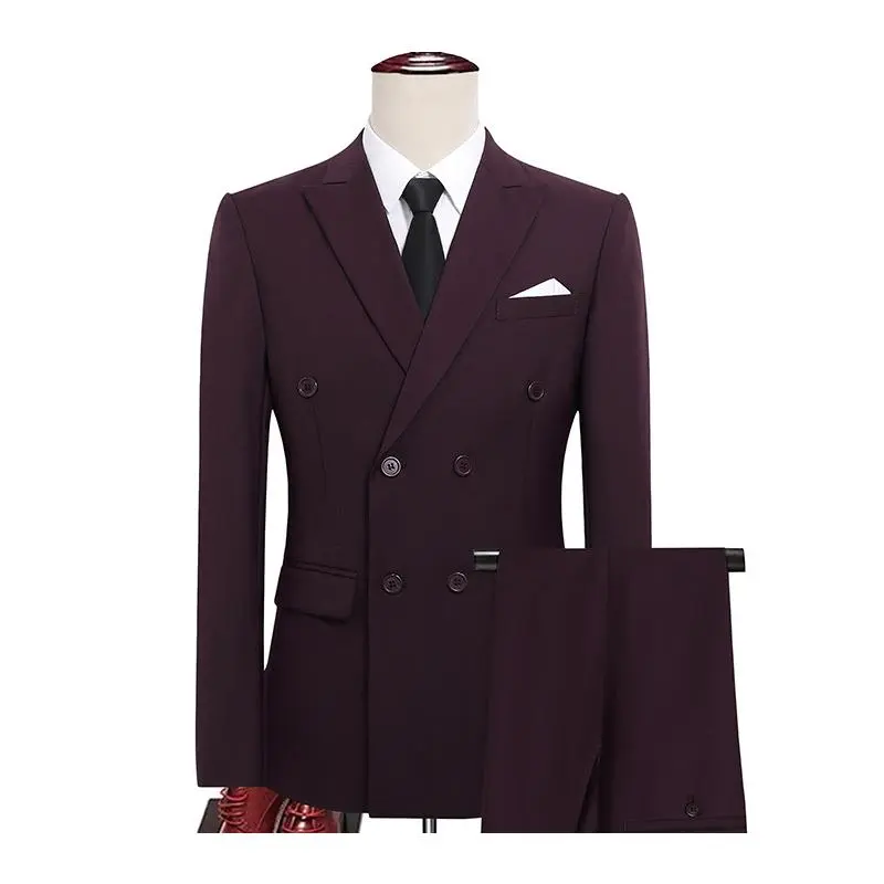 Dark red top + pants