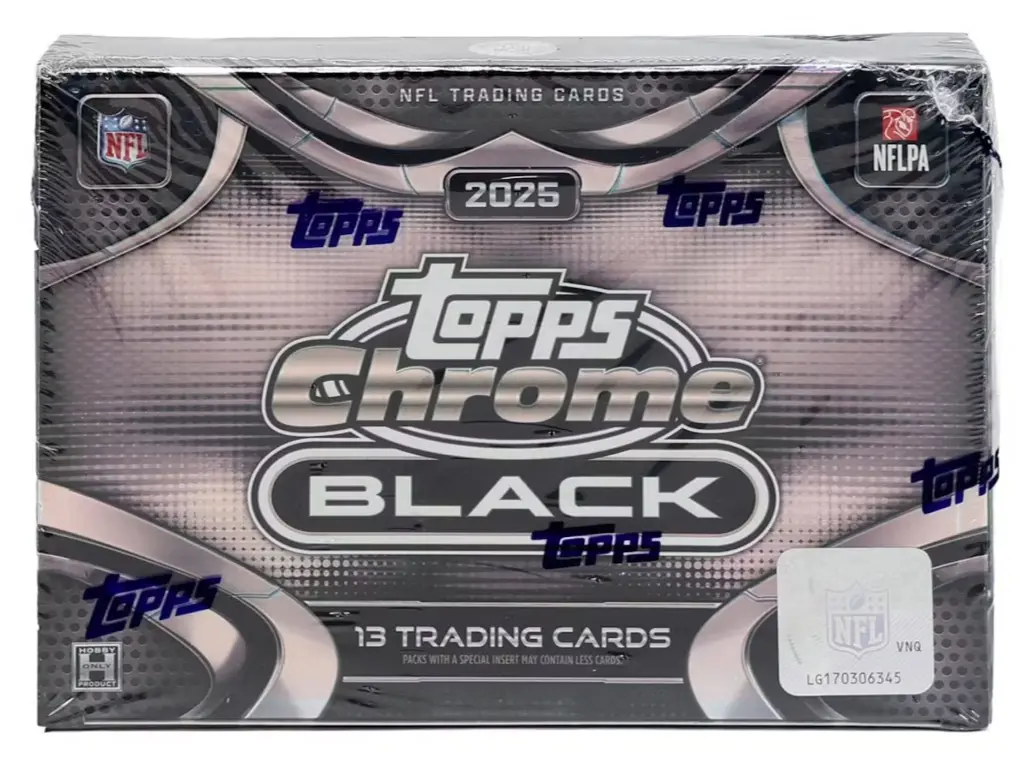 2025 Topps Chrome Black Football Hobby Box