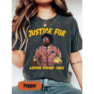 Lemon Pound Cake T-Shirt, Funny Dessert Graphic , Afroman Case Closed Lemon Pound Cake