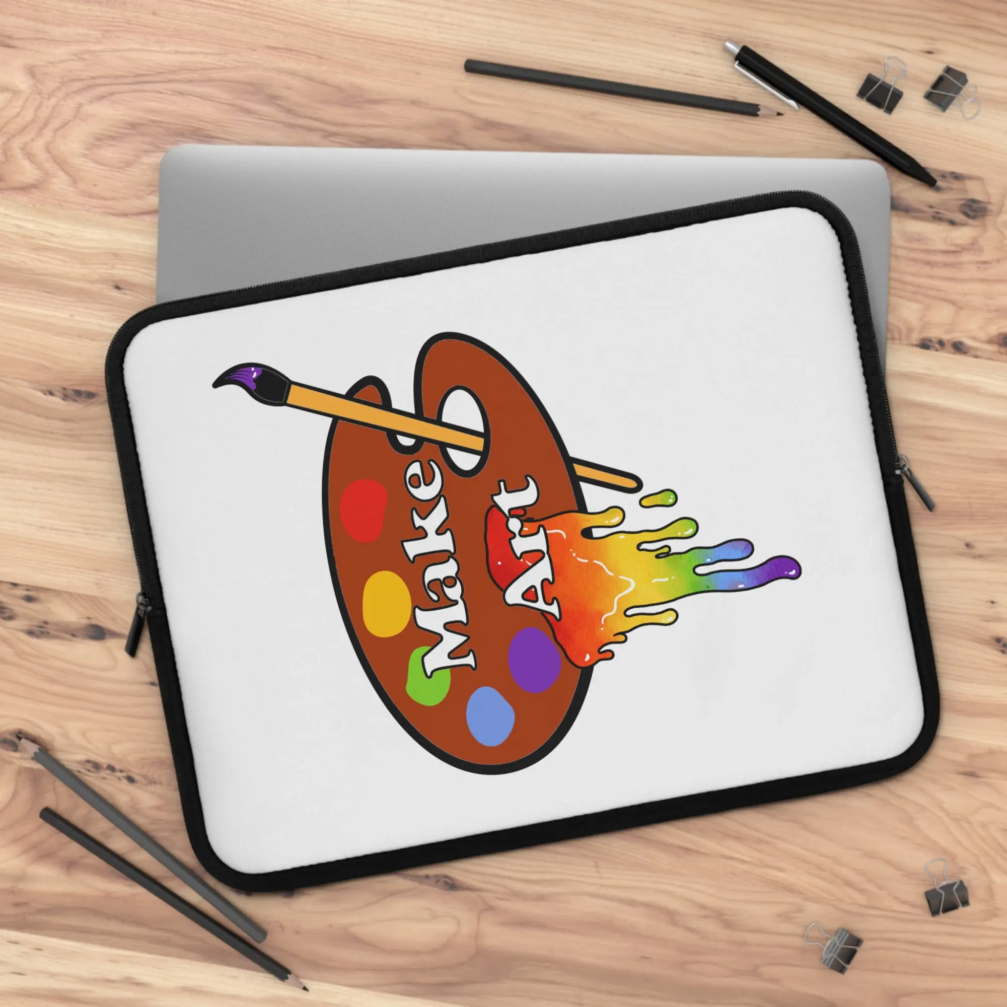 Personalized Art Teacher Laptop Protective Sleeve Gift