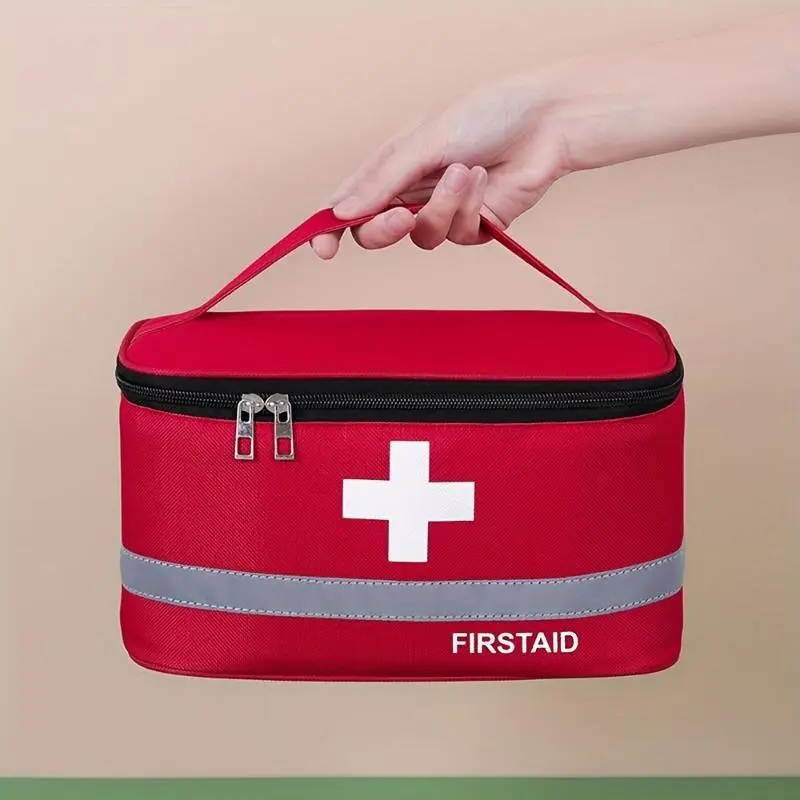 1pc travel medicine bag, outdoor storage, health bag, family travel package, Emergency Supplies
