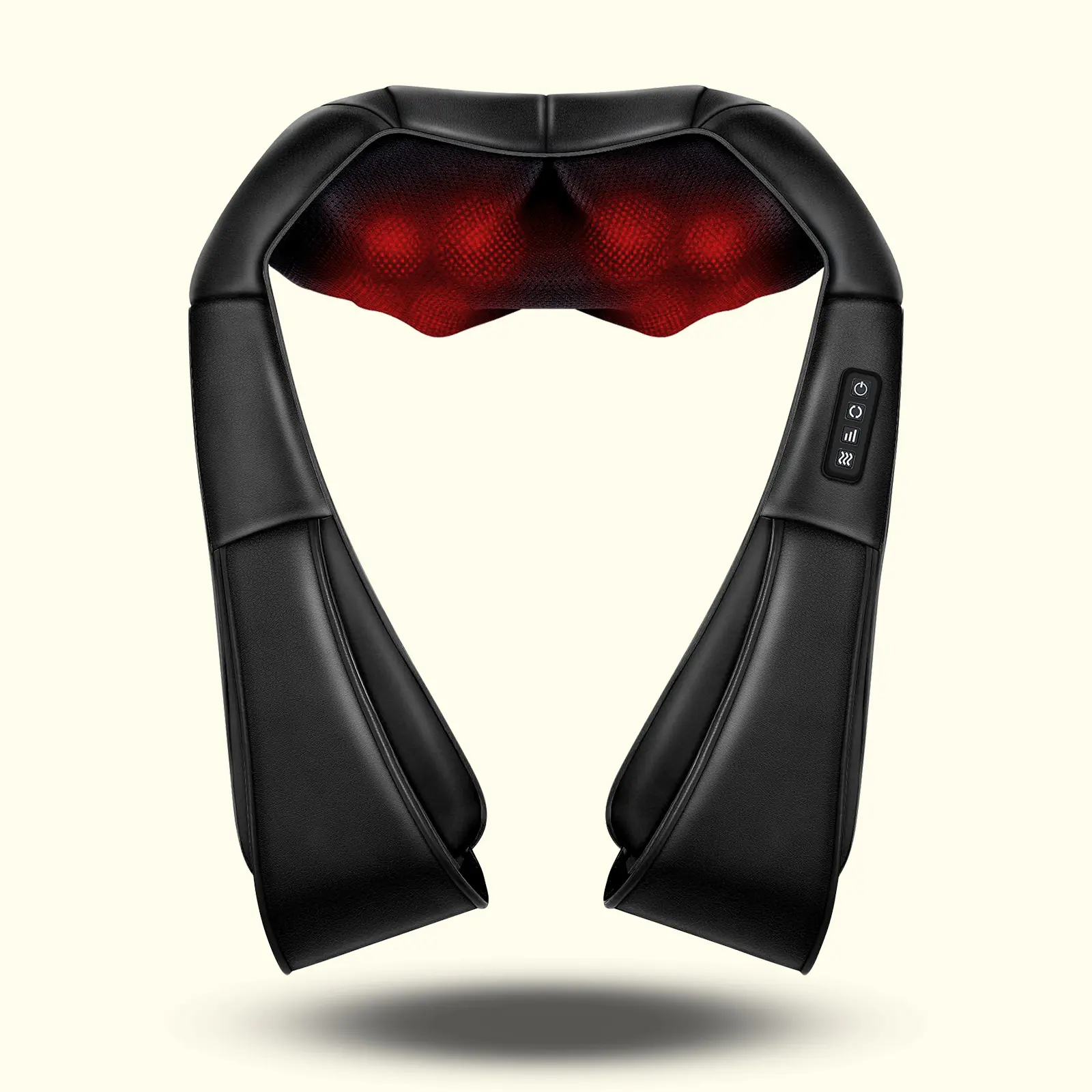 Shiatsu Neck and Back Massager with Heat, Deep Tissue Kneading Massage Pillow for Neck Shoulder Back Pain Relief, 3 Speed Levels, Portable for Home Office Car Use, Ideal Gift for Men Women Black summerwins,summerwins,father'sdaygifts,summerhairstyles