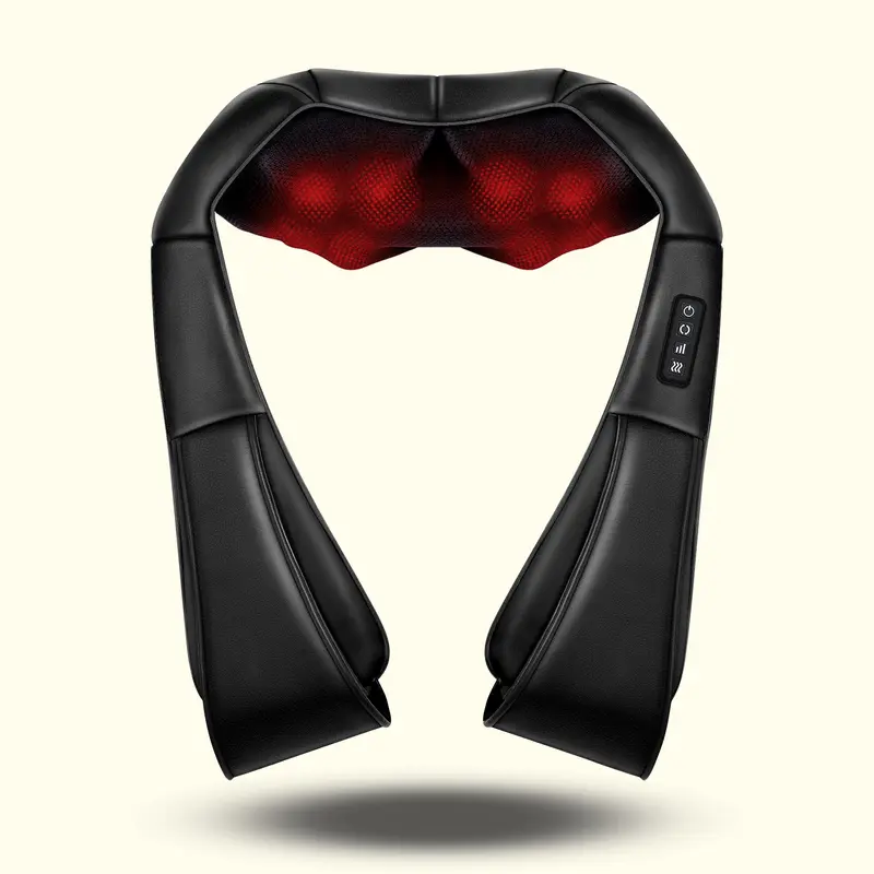 Shiatsu Neck Massager with Heat, 3 Speeds & Vibration, Deep Tissue Kneading for Shoulder Muscle Pain Relief, Neck Shoulder Relaxer, Self Care Gadgets, Gifts for Him, Mens Birthday Gifts for Home & Travel, Back to School