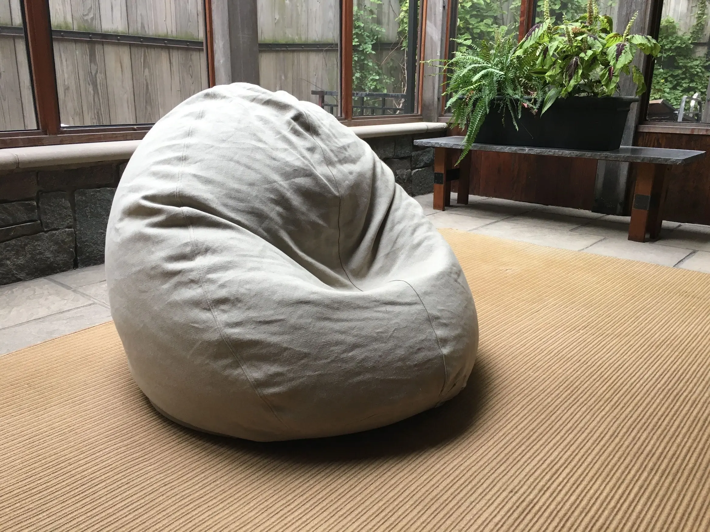 ComfyBean Bean Bag Chair COVERS ONLY - NO FILLING - Also Available Cotton or Waterproof liner - Filling Not Included