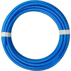 Pneumatic Tubing 1/8" Tube OD PU Polyurethane Tube Air Hose Line for Air Compressor Fitting or Fluid Transfer (Blue 32.8ft)