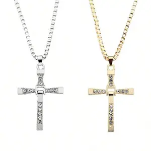 Inspired Cross Necklace by KEYCHIN - Empowering Pendant for Active Lifestyles - Perfect Gift for Cinema & Sports Fans