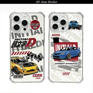 Anime InitialS D Phone Case Phone Case For iPhone 17 16 15 14 13 12 Pro Max Plus Anti Fall Birthday And Holiday Gifts Case Cover
