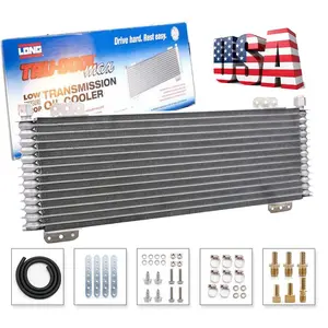 Tru Cool 40K Automatic Transmission Oil Cooler GVW Max LPD47391 Heavy Duty W/Box, Max 40,000 GVW Transmission Oil Cooler Low Pressure Drop LPD47391