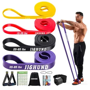 HAPBEAR Pull Up Assistance Bands - Resistance Band - Pull Up Bands - Exercise Bands Resistance Bands Set of 5 - Workout Bands for Working Out, Stretching, Physical Therapy, Muscle Training