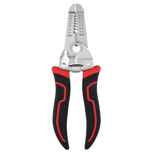 NORIX-7inch Wire Stripper with Crimper Multi-Purpose Hand Tool for 10-22 AWG, Wire Stripper/Crimper, Cable Cutter/Crimper, Processes 20-32 AWG Cable - Precision Wire Stripper for Wiring Projects milwaukee electrician Hardware Wirepliers Wirecutters
