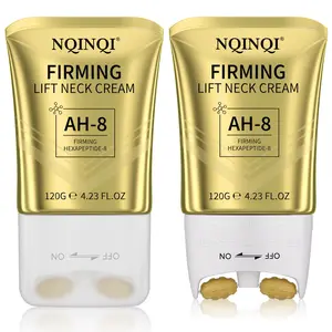 NQINQI FIRMING LIFT NECK CREAM-120g Per Box, Moisturizes The Neck Skin, Deeply Hydrates, Moisturizing Daily Neck Care Cream, Quickly Absorbed with A Roller