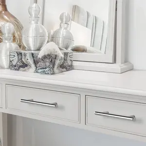 T Bar Kitchen Cupboard Handle Pulls Polished Chrome Finish Cabinet Drawer Knobs - 5 Packs