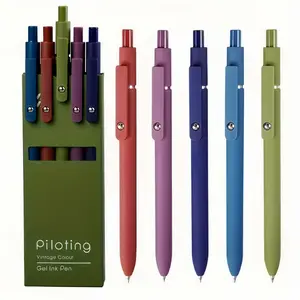 Vintage Creative Art Pen Set, High-Quality Business Drawing Brush Combo, Unique Writing Ballpoint Pens, Office Gift, Holiday Present