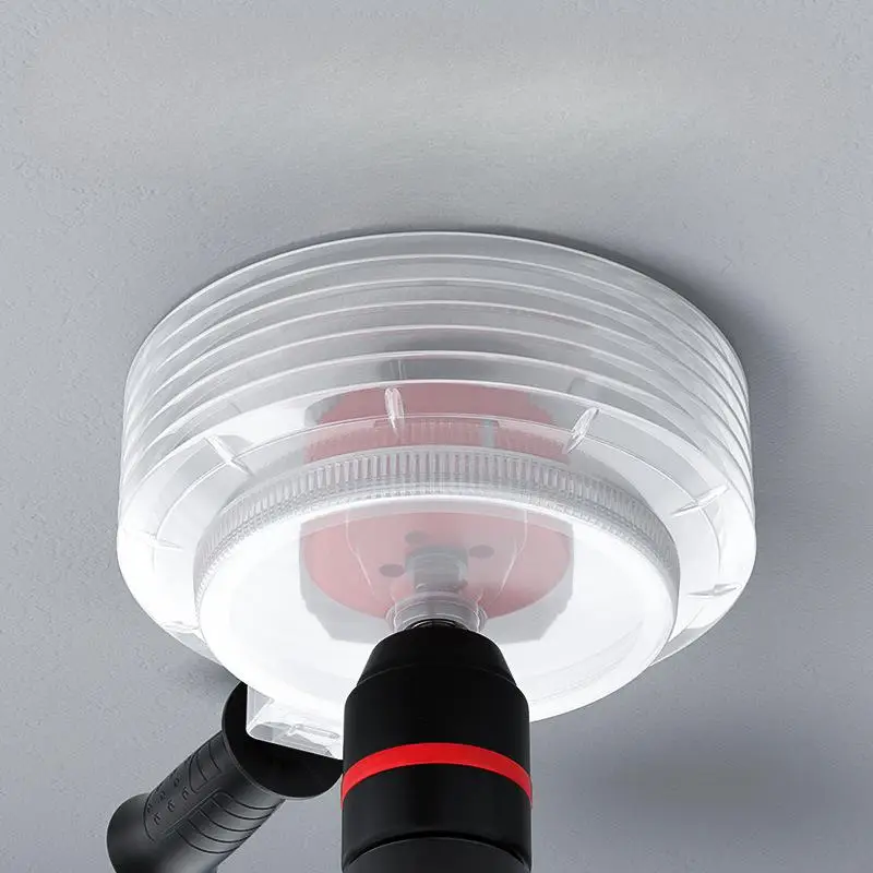 Hammer Drill Hole Opener Dust Cover, Dust Cover with Detachable Handle, Power Tool Accessories for Hammer Drill, Impact Drill, Rotary Hammer Drill