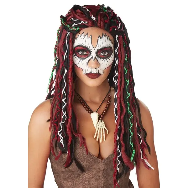 Adult Voodoo Priestess Wig