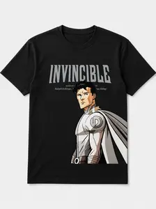 Invincible Mark Grayson War Theme Graphic T Shirt Comic Streetwear Apparel Oversized Tee Sweatshirt Hoodie Gift For Fans