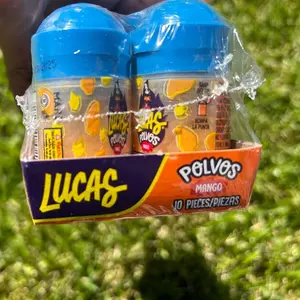 Lucas polvo Mango 10pzas Snack Sweet Candy Tangy Bonbon Flavor