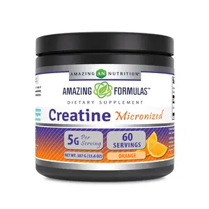 Micronized Creatine Monohydrate | Orange | 5g 60srvgs | dymatize Muscle
