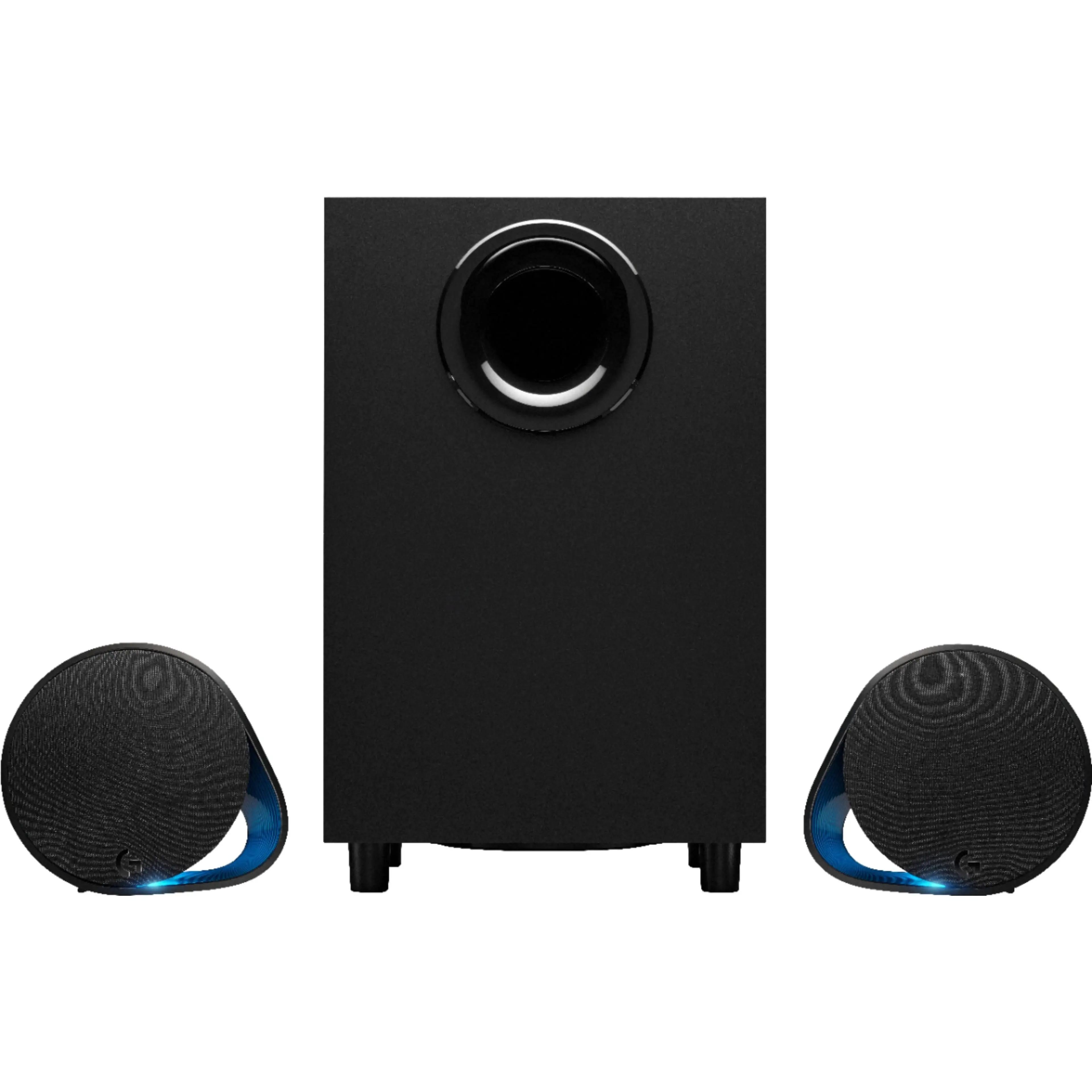 Logitech - G560 LIGHTSYNC 2.1 Bluetooth Gaming Speakers with Game Driven RGB Lighting (3-Piece) - Black