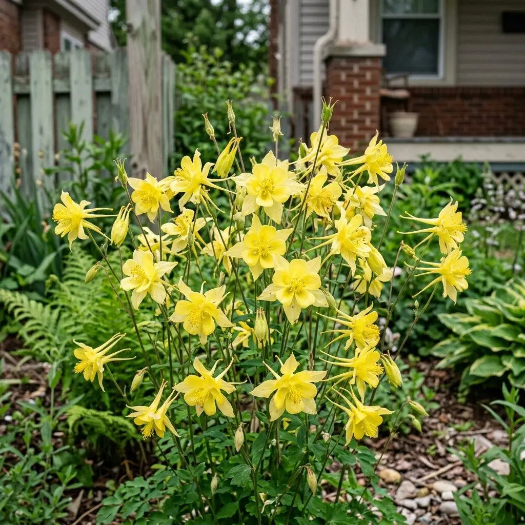 100 Golden Yellow Columbine Aquilegia Seeds for Planting - Heirloom Seed Blend for Home Garden