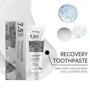 Nano Hydroxyapatite Toothpaste |   Repairs & Strengthens Enamel |   Fluoride-Free & Fresh Mint |   Enhances Natural Shine Oral