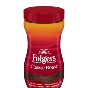 Classic Roast Instant Coffee Crystals 16 Ounce Pure Coffee Proudly Roasted in New Orleans