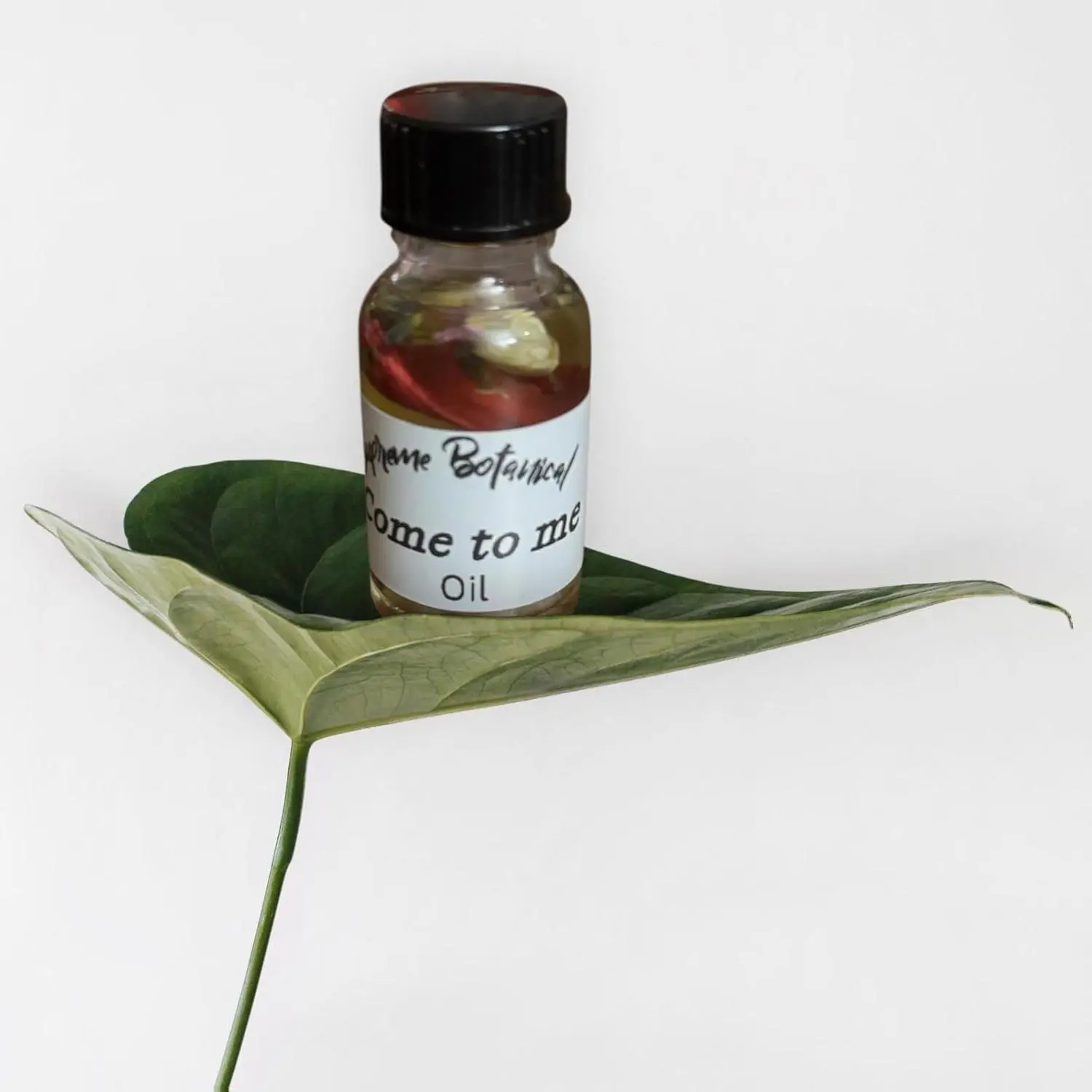 Supreme Botanical Come to Me Oil 1 fl oz Handcrafted Natural Blend with Visible Flower Petals & Herbs for Aromatherapy Rituals USA Made Healthcare Wellness Therapeutic Essential