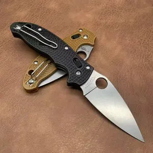 3.4" Crossbar Lock Folding Pocket Knife, CPM Steel Blade, Lightweight Polymer EDC Knife for Camping & Daily Carry