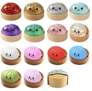[1/6/12 Unit]Squishy Bun -  Squishy Dumplings Sugar Edition,stress relief fidget toys, party gift