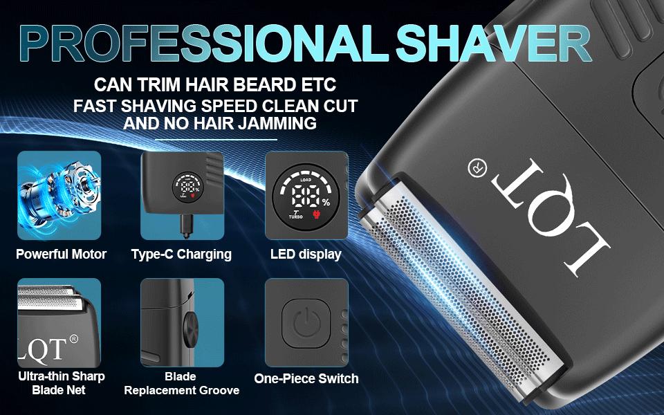 Professional Cordless Barber Clippers Sharp Blade No Snag Hair Cutting Tool Ultra Quiet  Easy to Clean Home & Barber Use