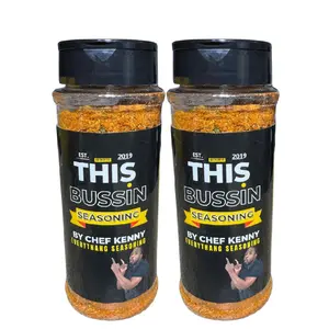 EVERYTHANG DUO BUSSIN BUNDLE – Seafood and All-purpose blend for meat, seafood, veggies & more. Low sodium, bold flavor, 12 oz dry spice.