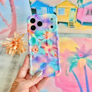 Pastel Paradise Wavy Luxe MagSafe Case for iPhone