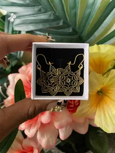 Bohemian flower earrings 🌼