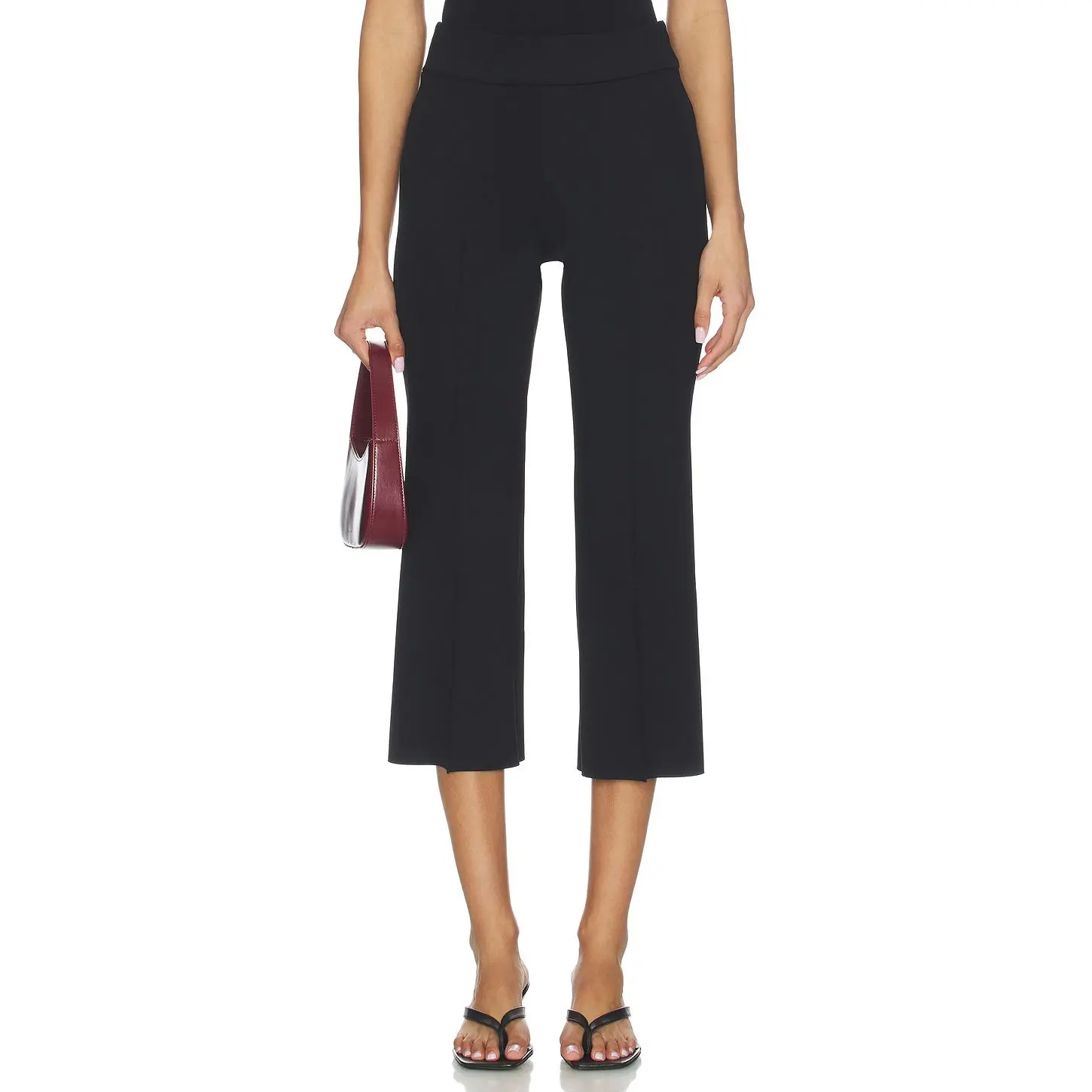 Commando Neoprene Ceo Pintuck Pant in Black