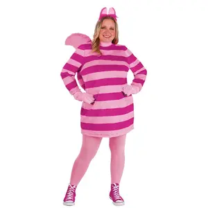 Plus Size Disney Cheshire Cat Women's Costume Dress (© Disney)