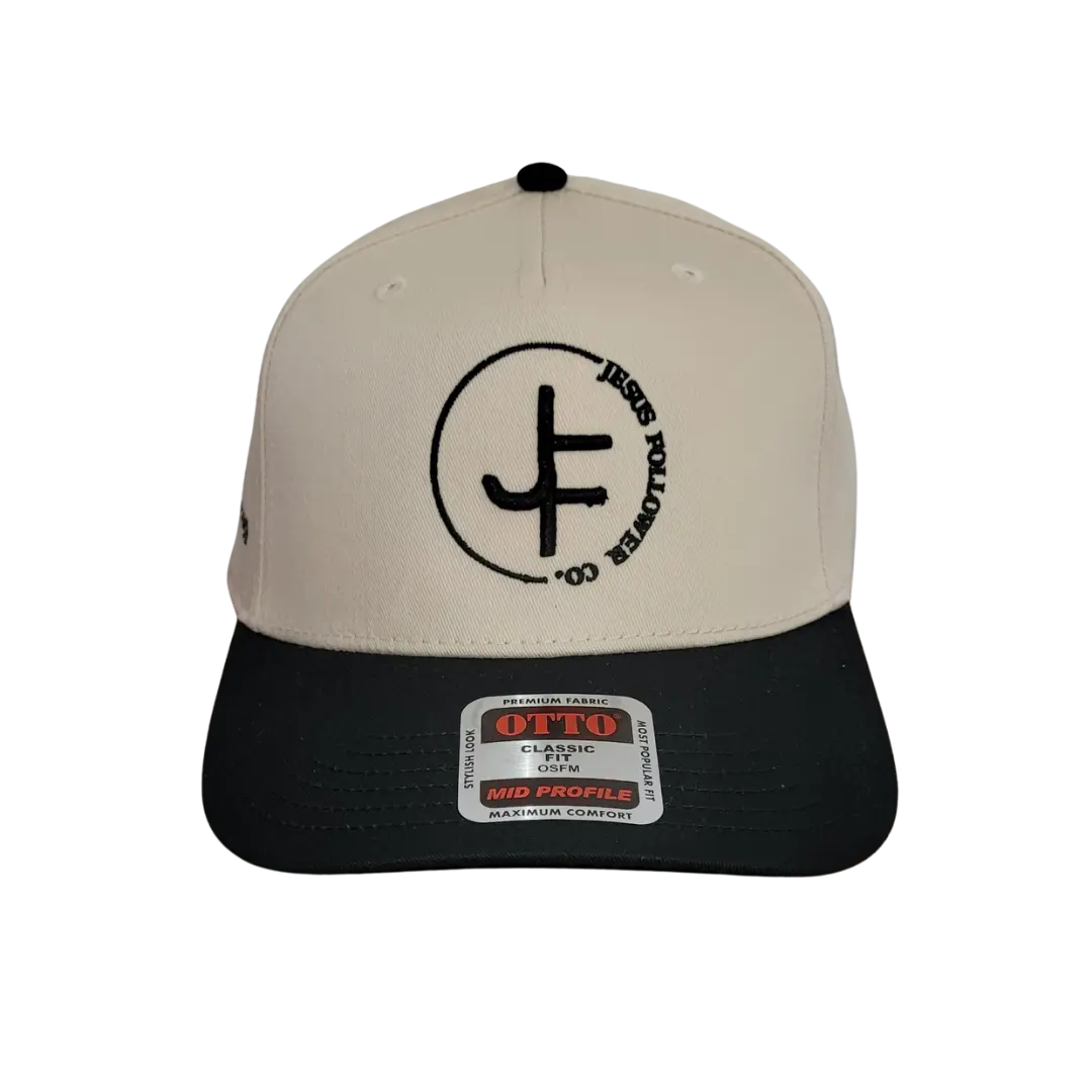 JF Logo Embroidery Black & Natural Cap