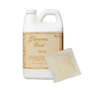 Tyler Candle Company Glamorous Wash - Laundry Detergent w/ Single Sachet Pouch - Diva fragrance (1.89L / 64oz)